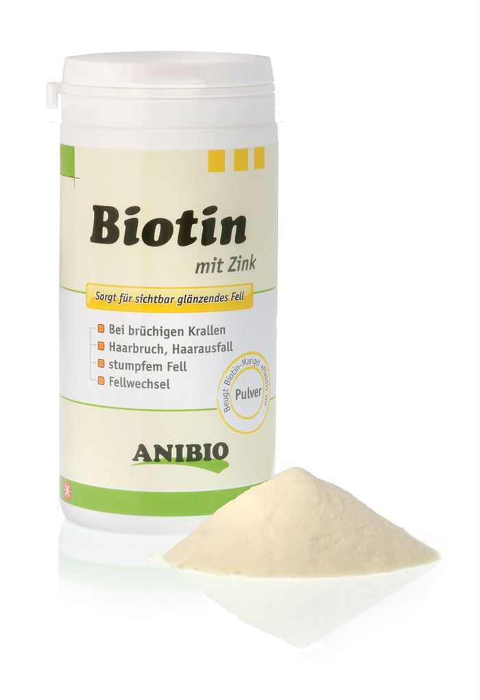 ANIBIO Biotin med zink 220 gr.