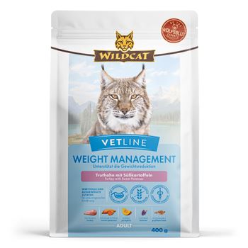 Wildcat VetLine, Weight Management- Turkey 400 gr.