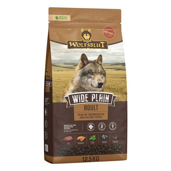 WOLFSBLUT, Wide plain, Horse Adult 12,5 Kg. Medium
