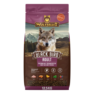 WOLFSBLUT, Black Bird (Kalkun), Adult 12,5 Kg. Medium