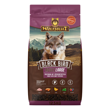 WOLFSBLUT, Black Bird (Kalkun), Large Breed 12,5 Kg.