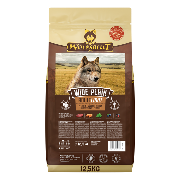 WOLFSBLUT, Wide Plain Horse, Adult, Light 12,5 Kg. 