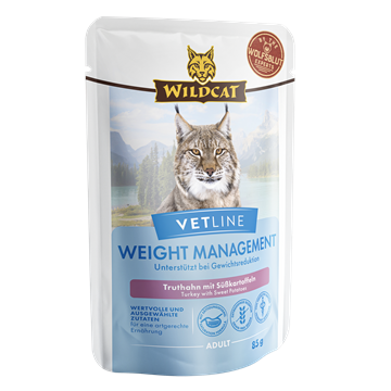Wildcat VetLine, Weight Management- Turkey 12x 85 gr. (vådfoder)