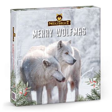 WOLFSBLUT,  Adventskalender til hunde med 24 låger. Indhold ca 328 gr.