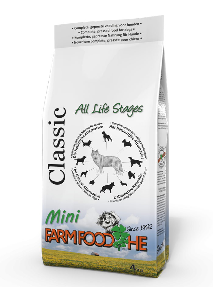 FARMFOOD HE CLASSIC 2 kg. MINI, TIL SMÅ HUNDE