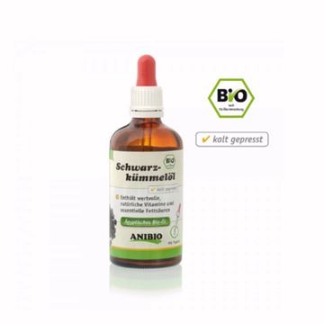 Anibio Schwarzkümmelöl, 100 ml. flaske