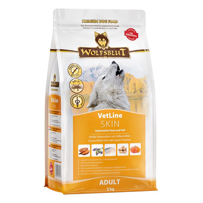 WOLFSBLUT, VetLine, Skin & Coat 2 kg.