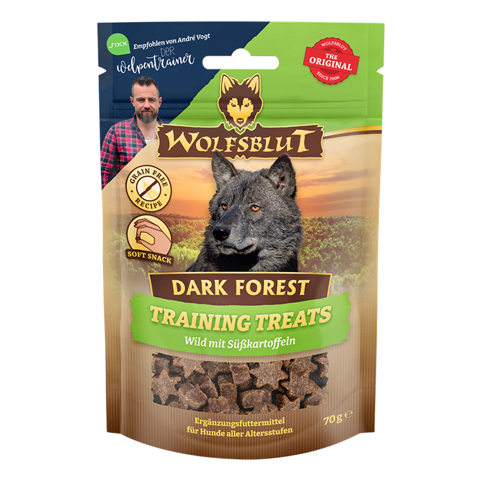 WOLFSBLUT, Training Treats, Dark Forest, Wild 70 gr.