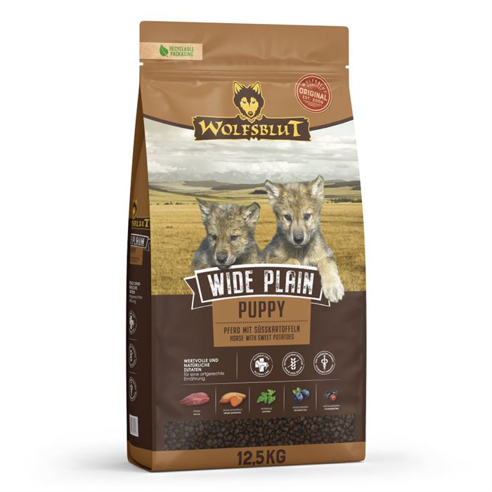 WOLFSBLUT, Wide Plain, Horse Puppy 12,5 Kg.