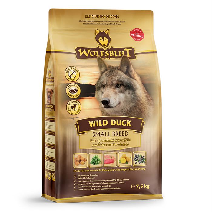 WOLFSBLUT, Wild Duck, Adult, Small 7,5 kg